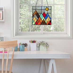 NC Handmade Stained Glass Style Acrylic Window Hanging, Tiffany Style Cross  Window Panel for Parents or Friends Gift， Beautiful Hanging Pendant  Suncatcher for Window Home Decor (Cross（1）) : : Patio, Lawn 