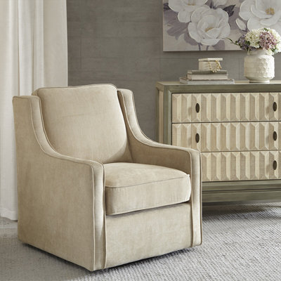Chaise pivotante rembourrée à 360 degrés