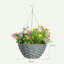 Set of 2 artificial hanging cosmos flowers
