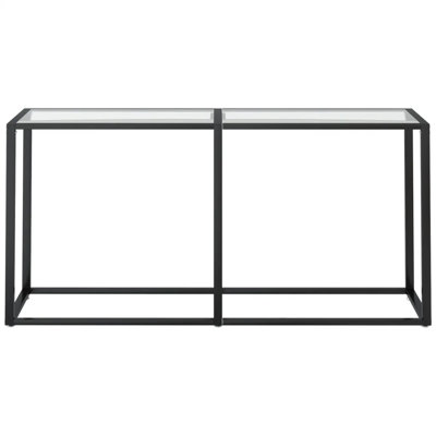 Hefling Glass Top Console Table