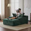 Chaise longue rembourrée en velours côtelé Modern-117430050