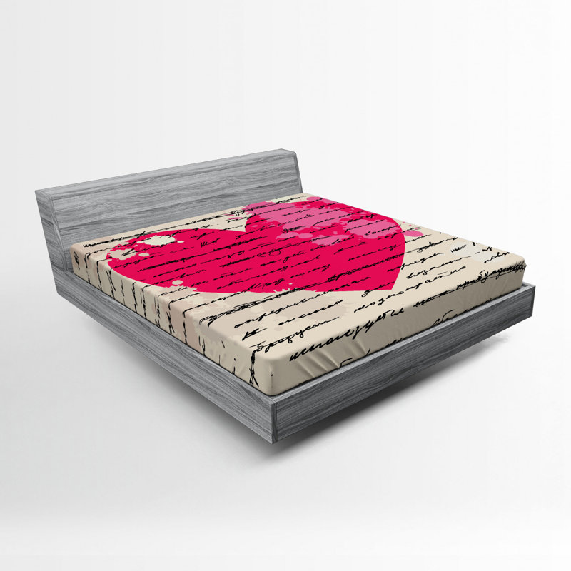 Microfiber Patterned Fitted Sheet, Full Fitted Sheet