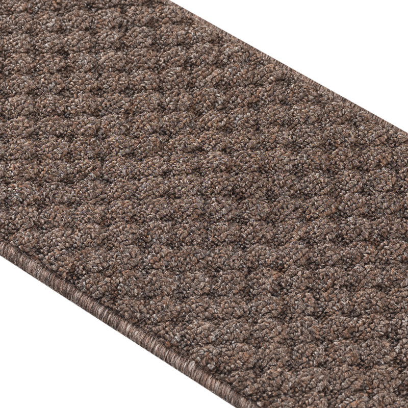 Tapis d'escalier antidérapant Idlewild, Brun