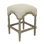 Castle Upholstered Stool with Solid Wood Frame
