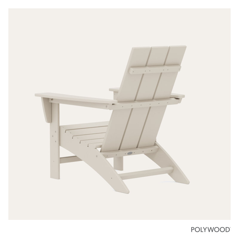 POLYWOOD Modern Adirondack Chair, Sand
