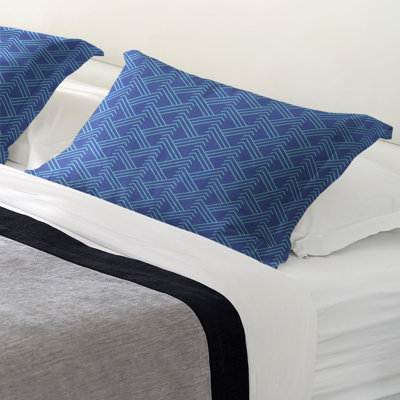 Patricia Geoffrey Polyester Geometric Sham Set