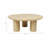 Faustine Round Mango Wood Coffee Table-1337576202
