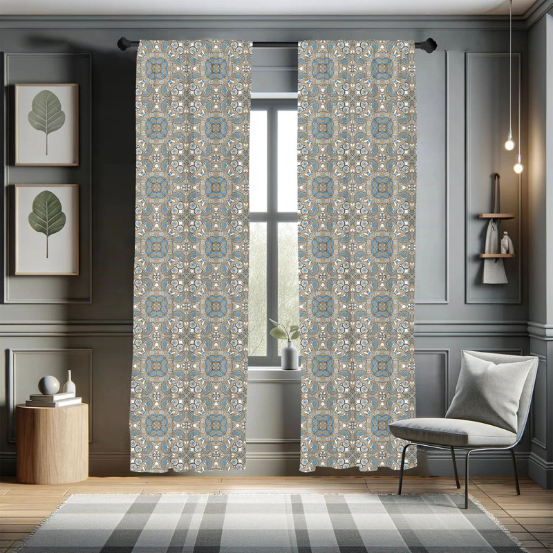Semi Sheer Sliding Panel Pair, 28" x 95"