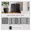 Roxby 3 Panel Steel Fireplace Screen-16783946