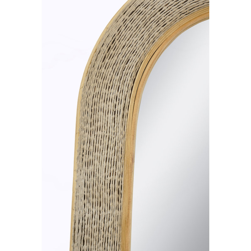 Miroir arqué tissé