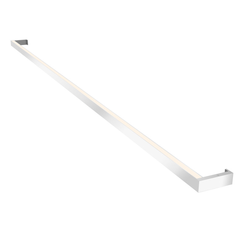 Thin-Line 2 - Light LED Bath Bar, Bright Satin Aluminum