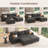 Anureet U Shaped Modular Sectional Sofa with Storage Ottman-1701363684