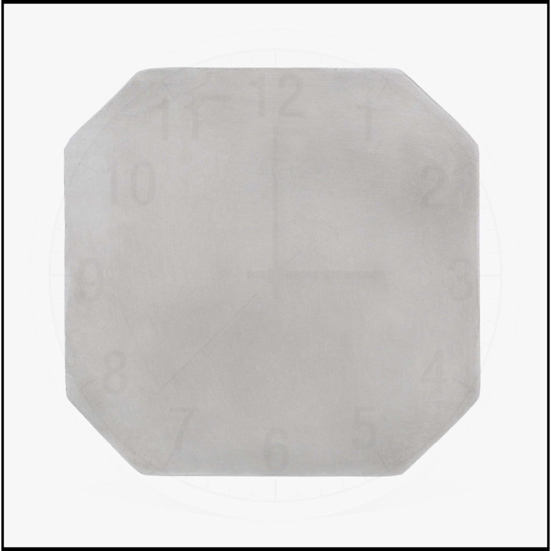 Table d'appoint d'extérieur en béton léger au design épuré et à la fonctionnalité polyvalente
