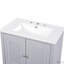 Meuble-lavabo 30 po avec lavabo style rétro-799934537