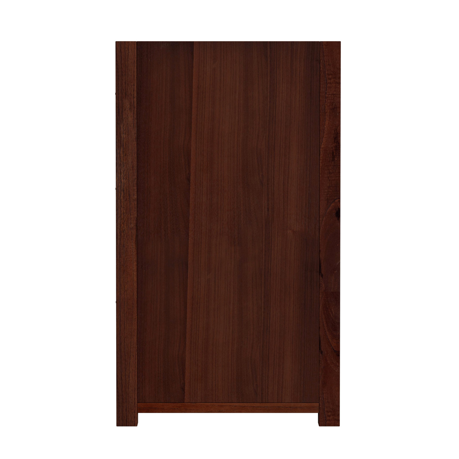 Elin 3-Drawer Acacia Nightstand, Brown