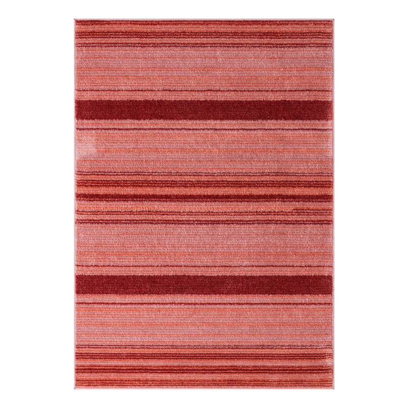 Osteen Striped Indoor Rug, Rectangle 4'1" x 6'3"