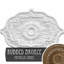 Médaillon de plafond Endurathane Pesaro, l 36 po x H 26 po x P 1 1/2 po, finition bronze frotté peint à la main-27880502