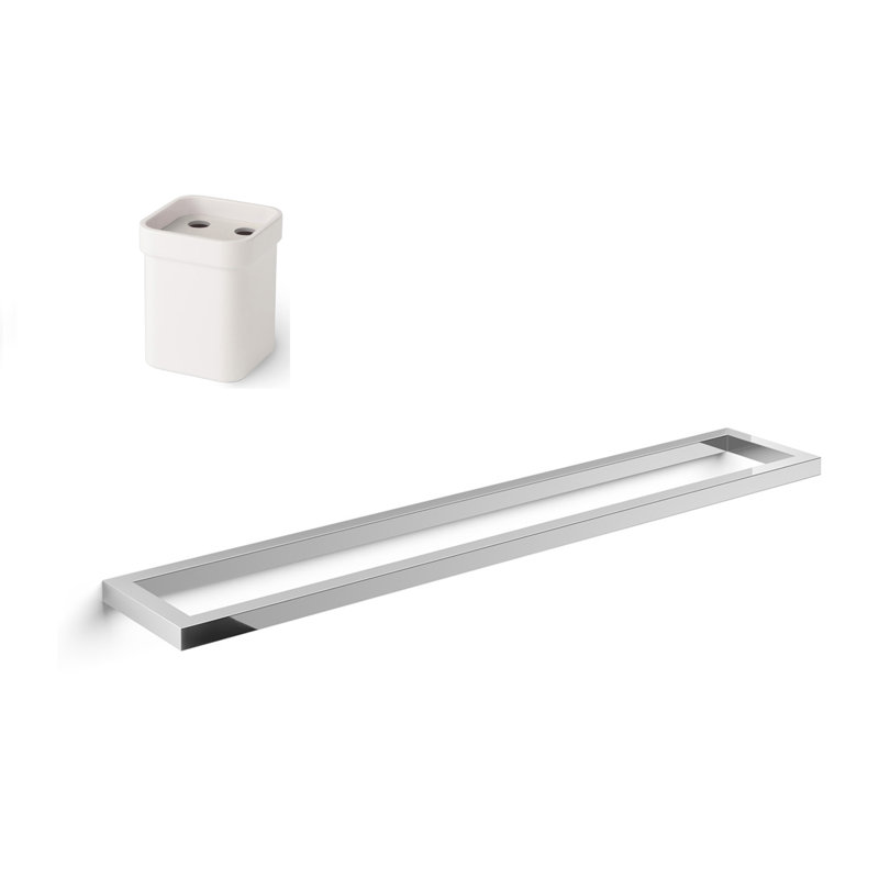 Gerla 2 - Piece Bathroom Hardware Set, Chrome