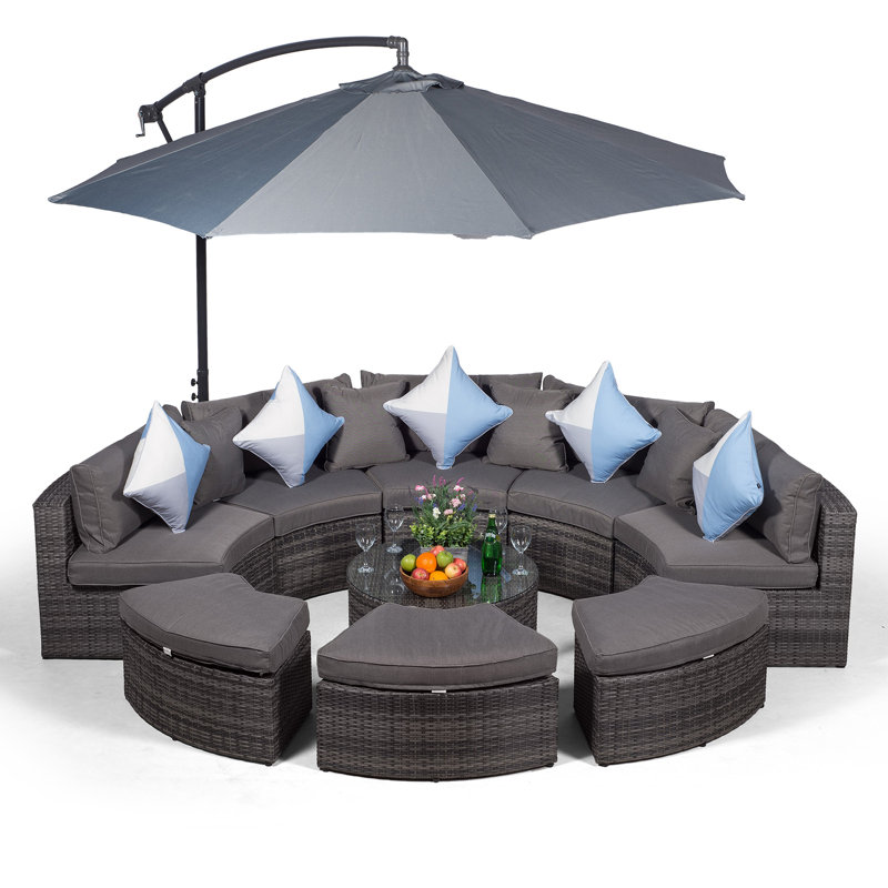 Tommy 8 Seater Rattan Conversation Set