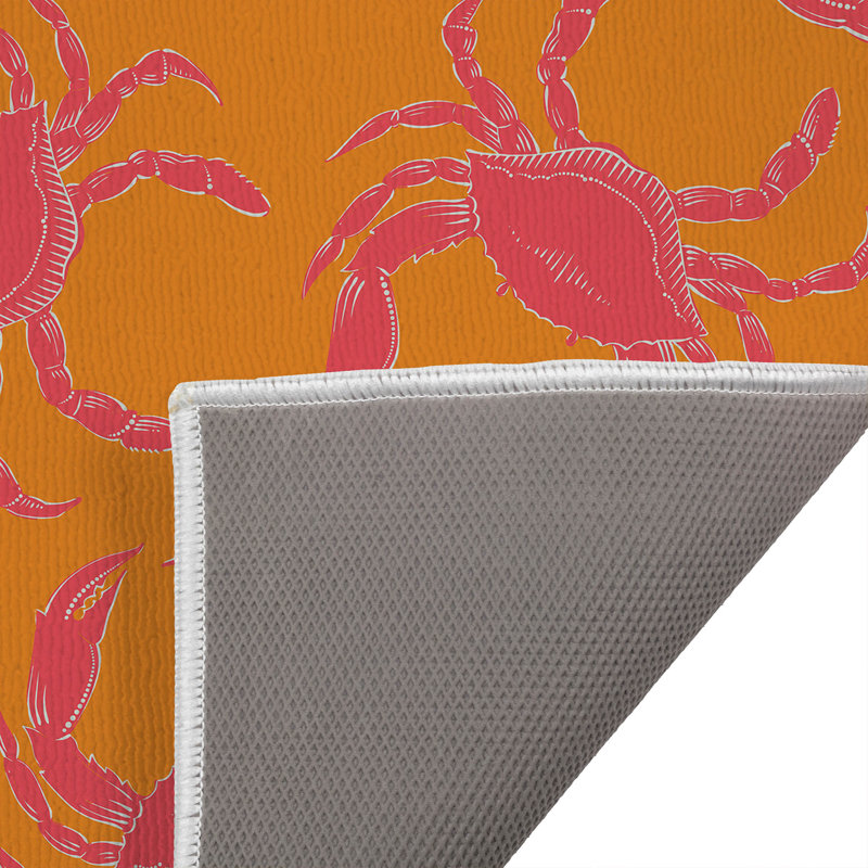 Paillasson Crabby, Orange, L 21 po x L 34 po
