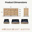 COMMODE DOUBLE À 7 TIROIRS COLAMY ATELIER