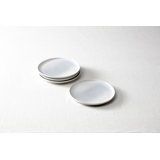 Cloud Terre Iceland Stoneware, 10.75" Dinner Plate (Set of 4), Volcanic Gray