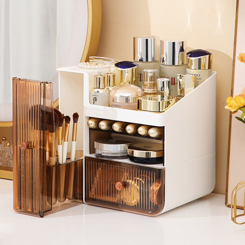 Akbez Plastic Makeup Organizer