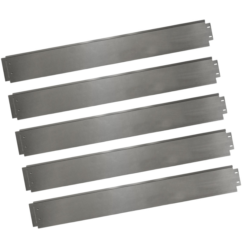 Tello 18cm H x 105cm W Silver Metal Lawn Edging