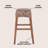 Maui Rustic Bohemian Hyacinth/Wood Backless Stool-958703067-997074875