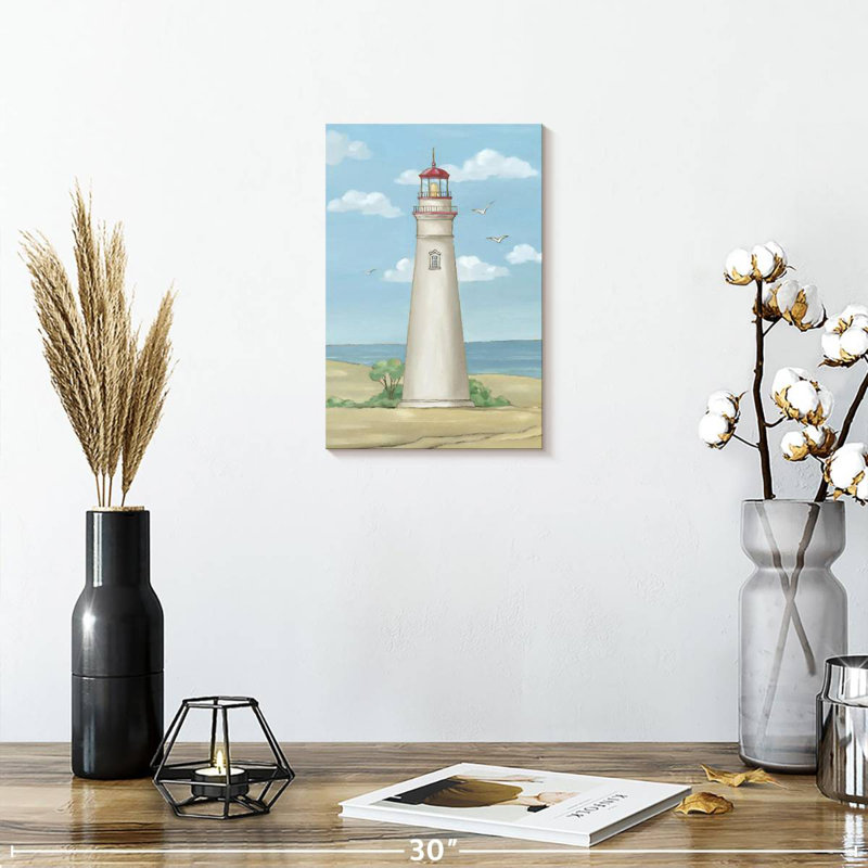 Americana lighthouse marblehead Aletra, H 12 po x l 8 po