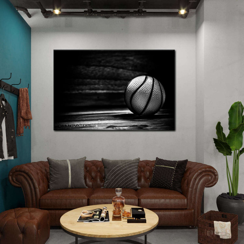 Basketball Canvas Print, 26" H x 39" W x 1.25" D