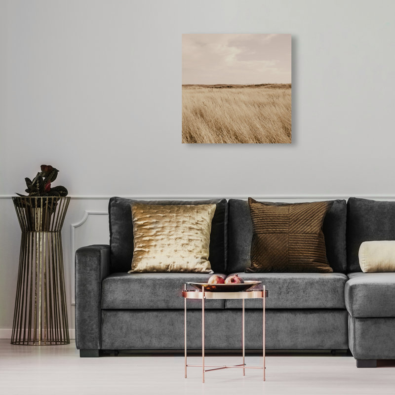 Golden Nature Print by Oliver Gal, Gallery Wrapped, 16"H x 16"W