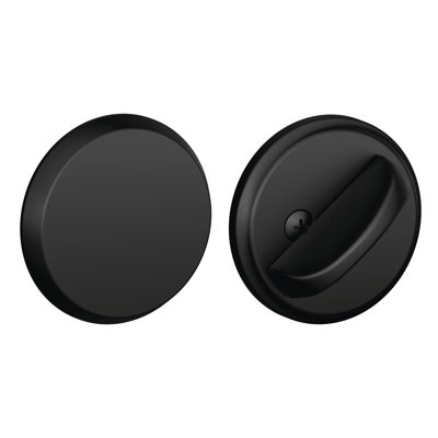 One-Sided Deadbolt Thumbturn with Exterior Plate