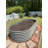 Anleolife Galvanized Steel Garden Bed 8x4x2ft Oval Gray, Set of 6