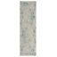 Tedesco Abstract Area Rug in Ivory/Blue