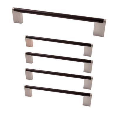 Design House Stone Ridge 5-in Pulls and Satin Nickel 5-Pack