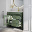Meuble-lavabo avec lavabo, bande lumineuse et 2 tiroirs-493162952