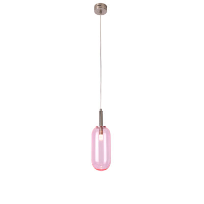 Courts 1 - Light Nickel LED Jar Pendant