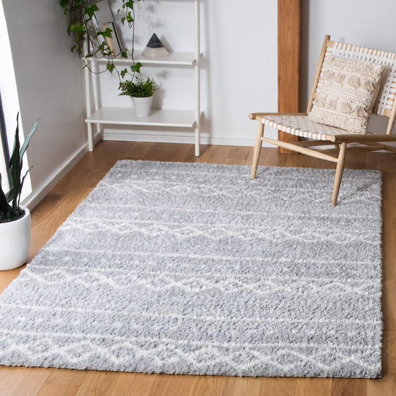 Gonvick Shag Performance Southwestern Rug, Rectangle 5'3" x 7'6"