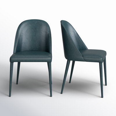 Brennon Upholstered Side Chair in Gray