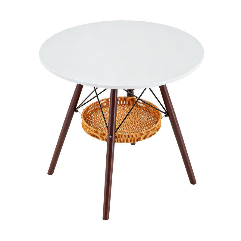 with Solid Wood Base Dining Table