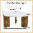 33.4" Round Coffee Table