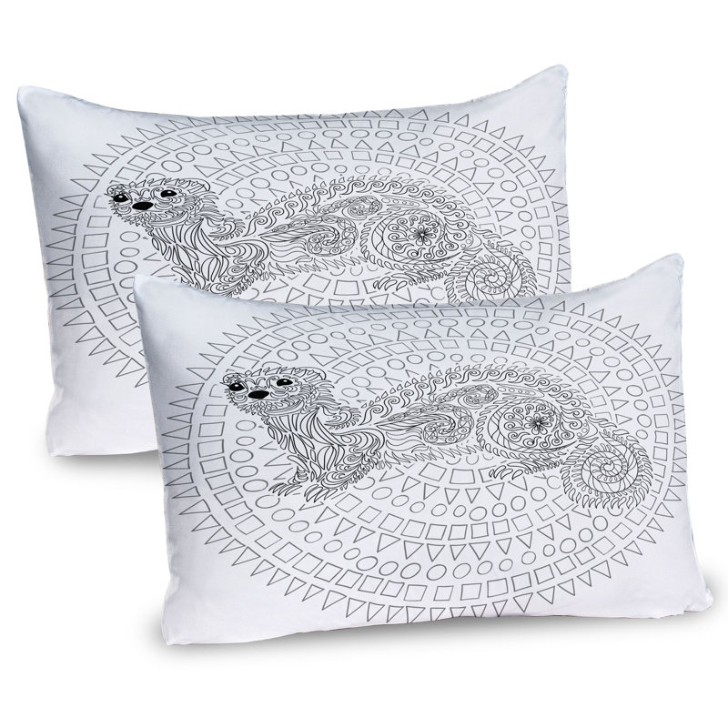 Ensemble de 2 taies décoratives pour animaux Ambesonne, H 20 po x l 26 po