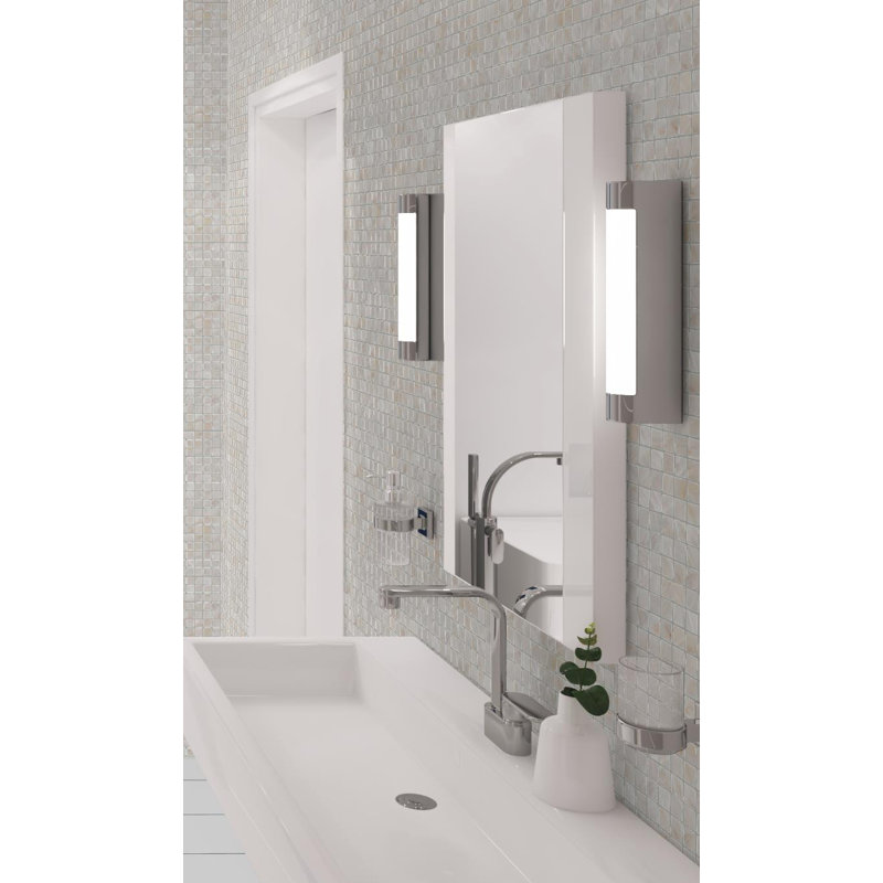 Otzar 1" x 1" Shell Mosaic Wall & Floor Tile, Perle