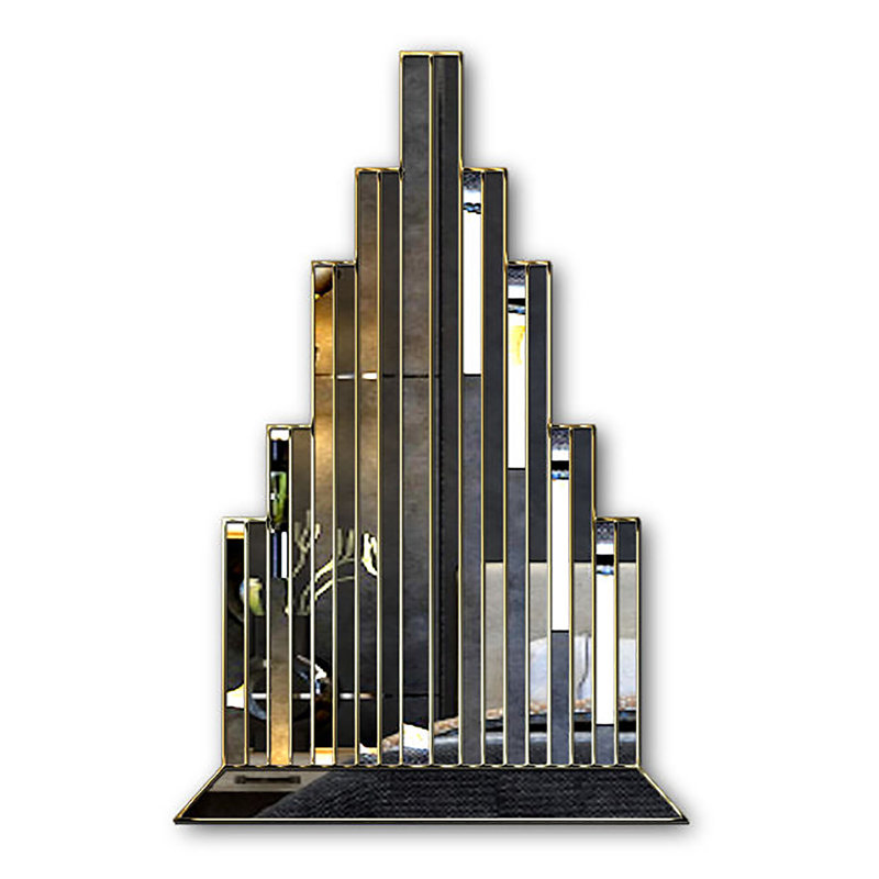 Kristine Flat Wall Mirror, Gold