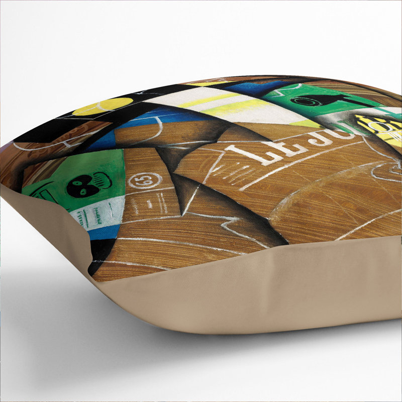 Fantomas Square Throw Cushion, Stone, 40cm H x 40cm W x 15cm D