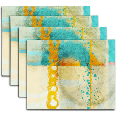 Napperon abstrait en polyester