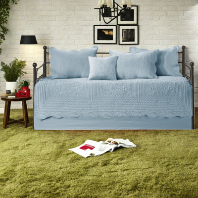Ensembles de literie réversible, lit de jour simple en microfibre, maison de ferme rustique