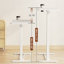Kristee Adjustable and Movable Overbed Table with Hidden Casters-2125757469-2125757458