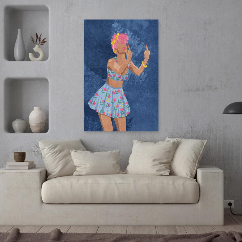 Art contemporain Art contemporain, H 36 po x l 24 po